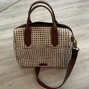Fossil Rachel Satchel Polka Dot